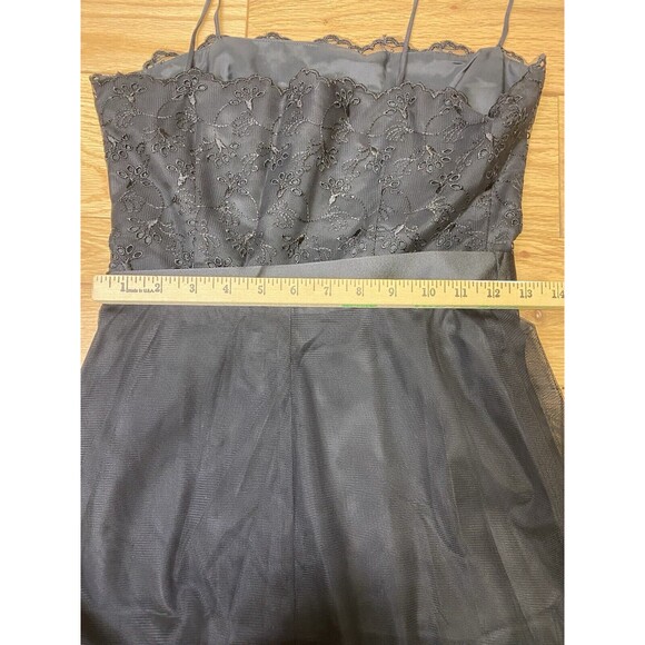 Laundry By Shelli Segal Black‎ Cocktail Dress With Ribbon. Size 4. New. - Picture 9 of 14